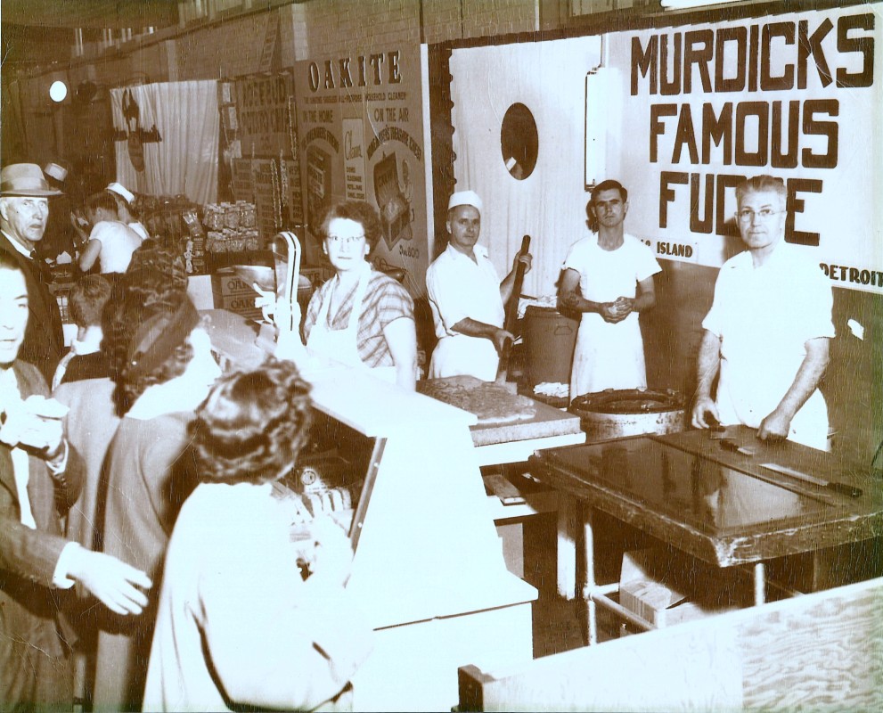 Michigan State Fair, Circa 1949 Murdick's Famous Fudge Store